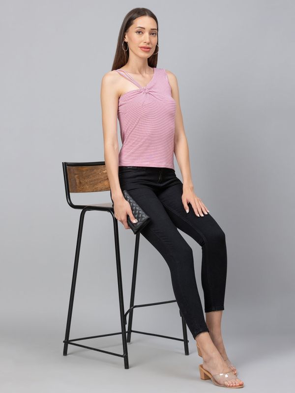 Globus Pink Striped Top