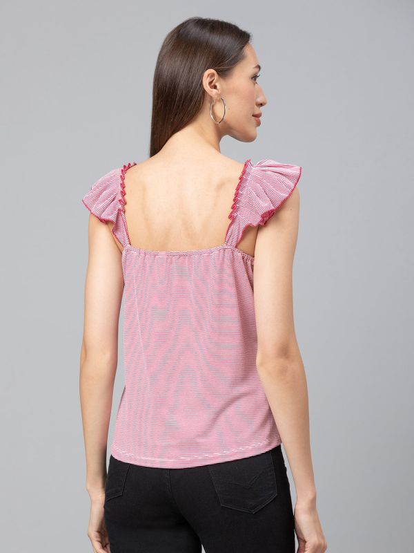 Globus Pink Striped Top