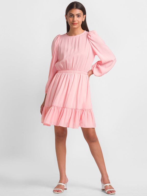 Globus Pink Solid Dress