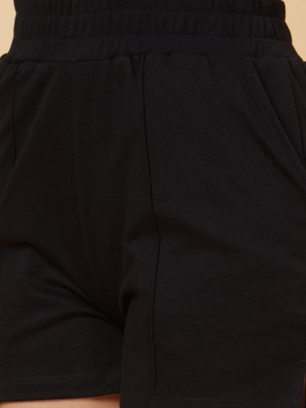 Globus Women Black Regular Fit Shorts