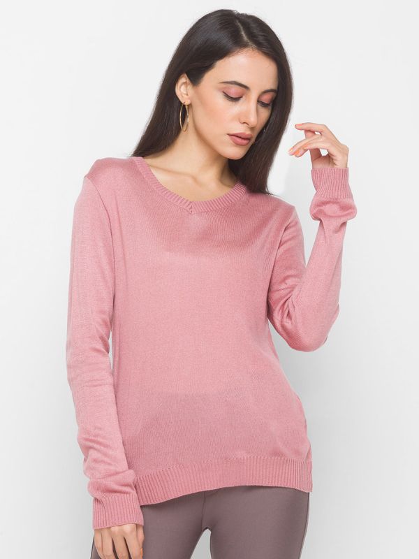 Globus Long Sleeves Solid Sweaters