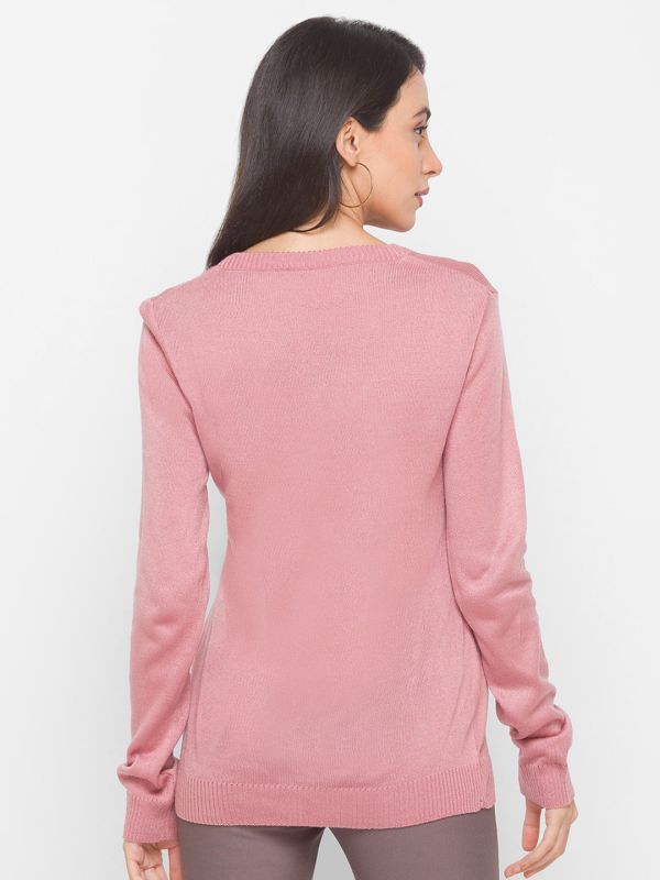 Globus Long Sleeves Solid Sweaters