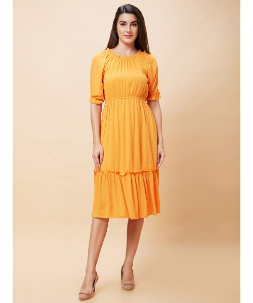 sachin and babi light blue dress Floral Plus Size Waist Tie Shirt Dress main image 0