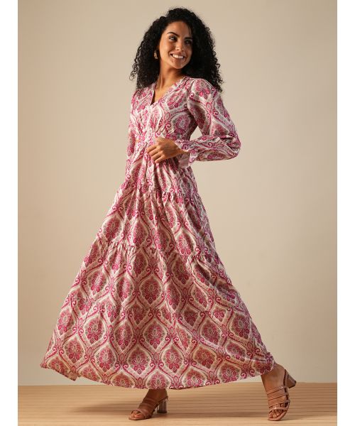 fitted lace wedding dress A-Line Maxi Ethnic Dress with Jacket XL