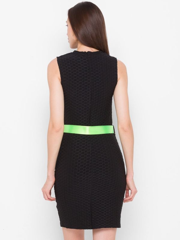 Globus Black Solid Dress