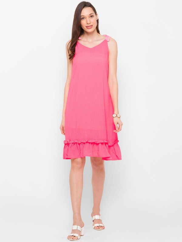 Globus Neon Pink Dyed Dress