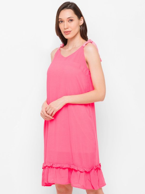 Globus Neon Pink Dyed Dress