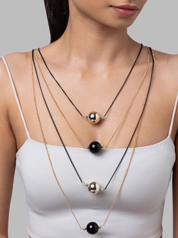 Globus Women Gold-Plated Statement Necklace
