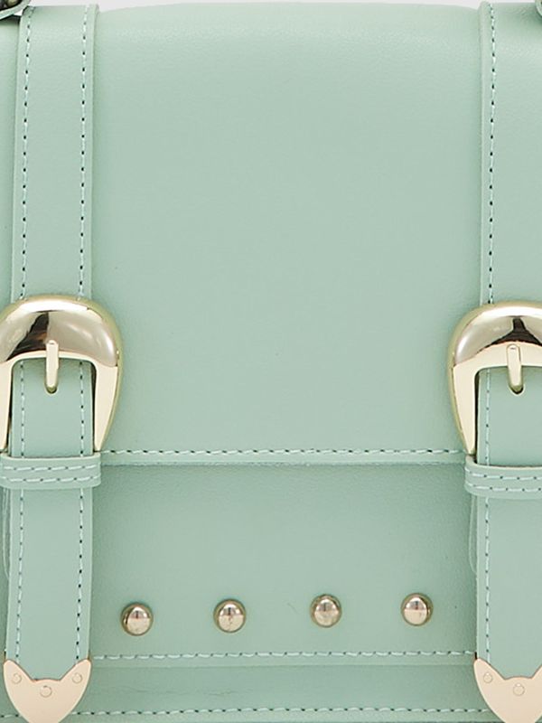 Globus Women Mint Solid Vegan Leather Sling Bag