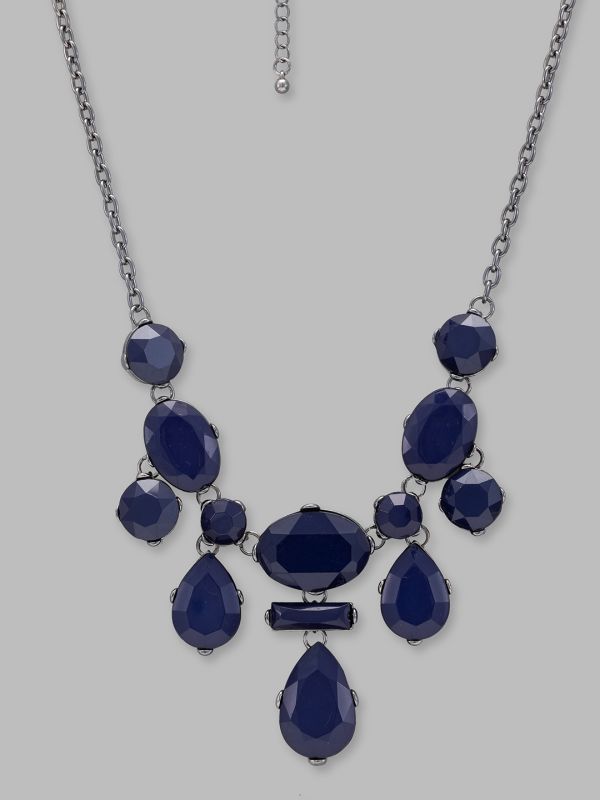 Globus Women Silver-Plated Statement Necklace