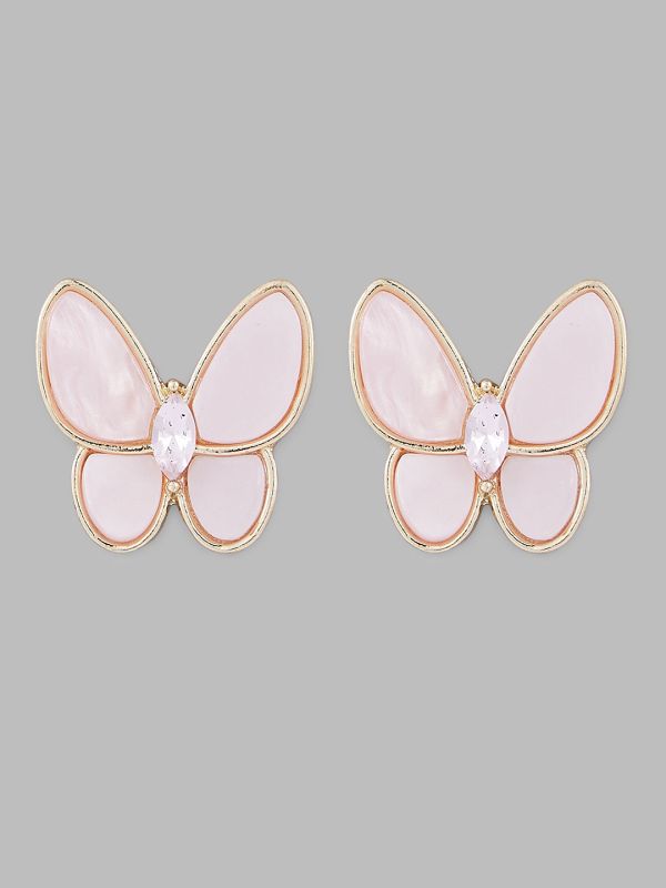 Globus Women Gold-Plated Quirky Studs
