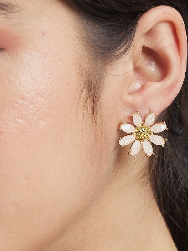 Globus Women Gold-Plated Floral Studs