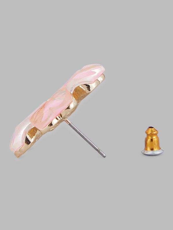 Globus Women Gold-Plated Floral Studs