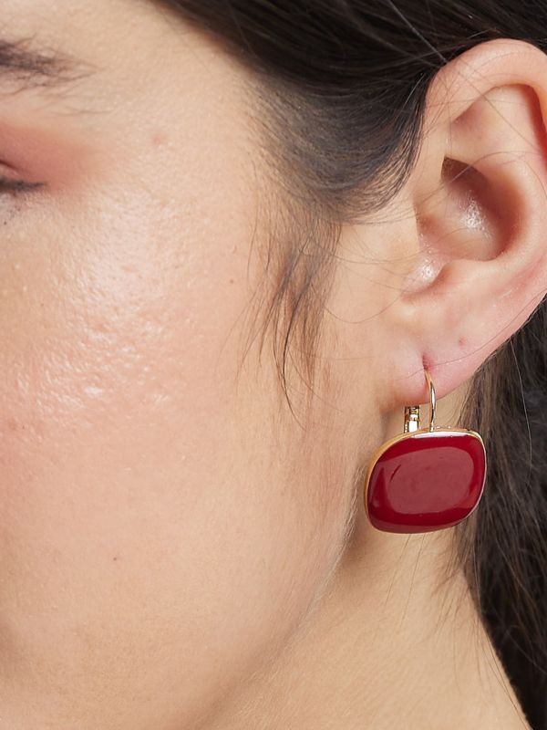 Globus Women Gold-Plated Geometric Studs