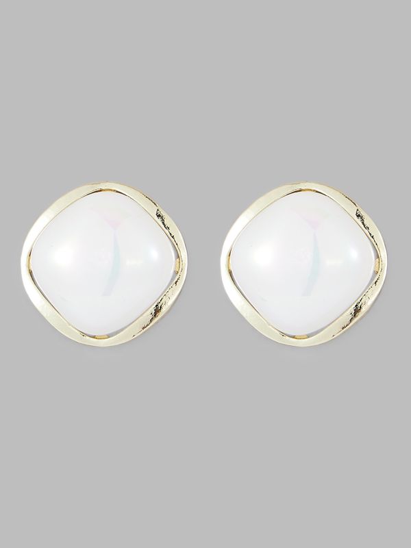 Globus Women Gold-Plated Circular Studs