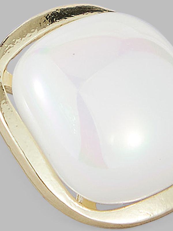 Globus Women Gold-Plated Circular Studs