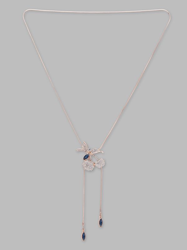 Globus Women Rose Gold-Plated Minimal Necklace
