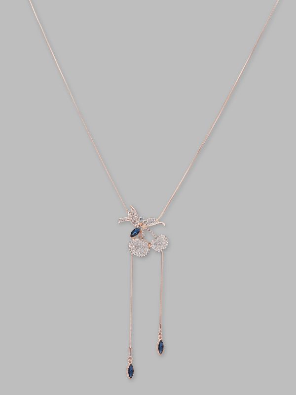 Globus Women Rose Gold-Plated Minimal Necklace