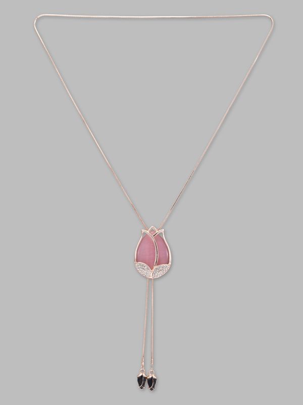 Globus Women Rose Gold-Plated Minimal Necklace