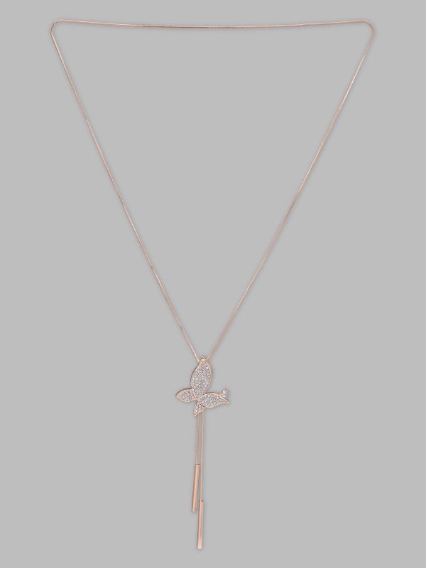 Globus Women Rose Gold-Plated Minimal Necklace