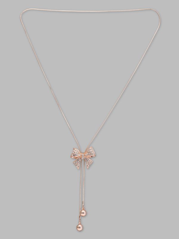 Globus Women Rose Gold-Plated Minimal Necklace