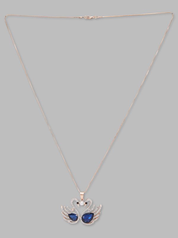 Globus Women Rose Gold-Plated Minimal Necklace