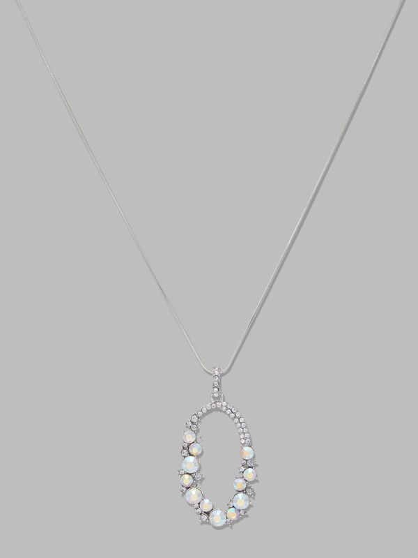Globus Women Silver-Plated Minimal Necklace