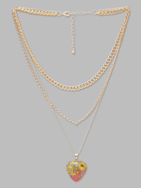 Globus Women Gold-Plated Statement Necklace