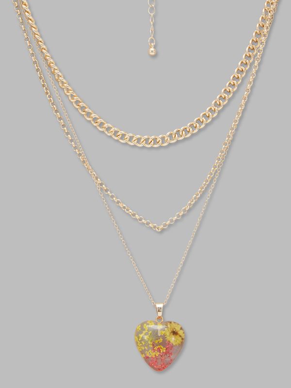 Globus Women Gold-Plated Statement Necklace