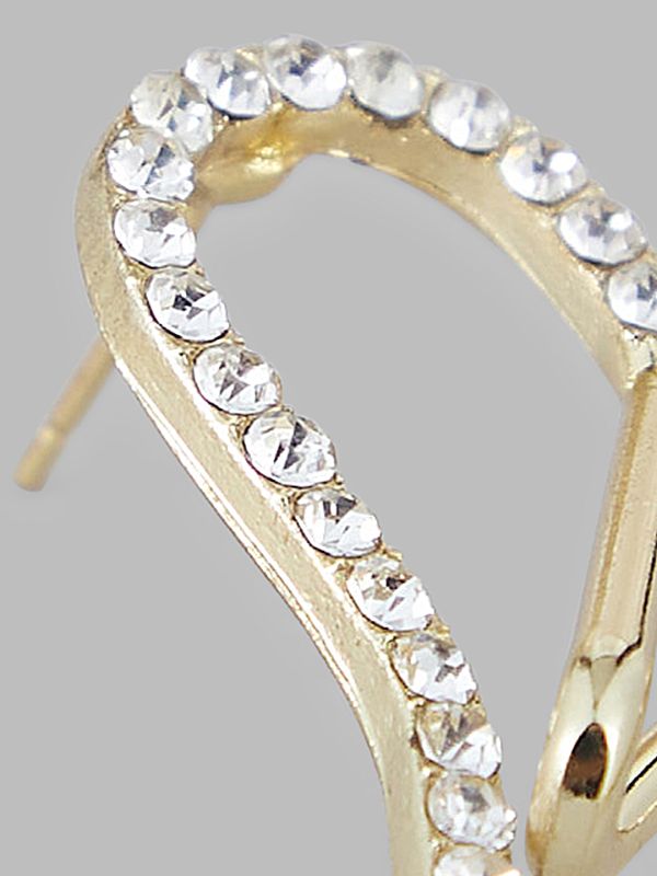 Globus Women Gold-Plated Quirky Drop Earrings