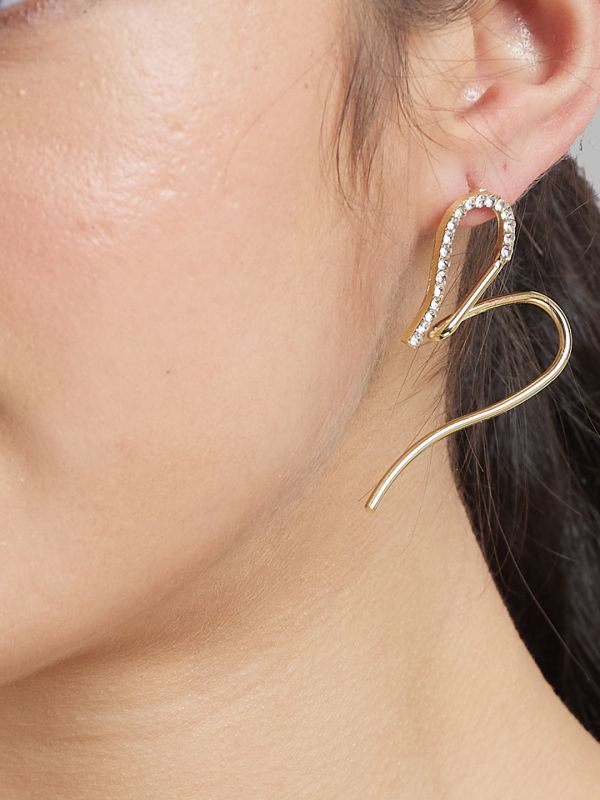 Globus Women Gold-Plated Quirky Drop Earrings