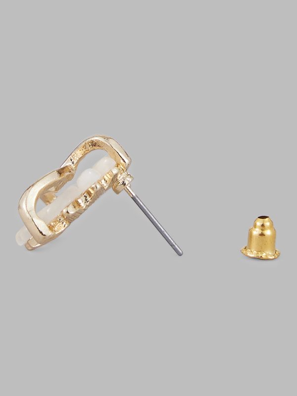 Globus Women Gold-Plated Floral Studs
