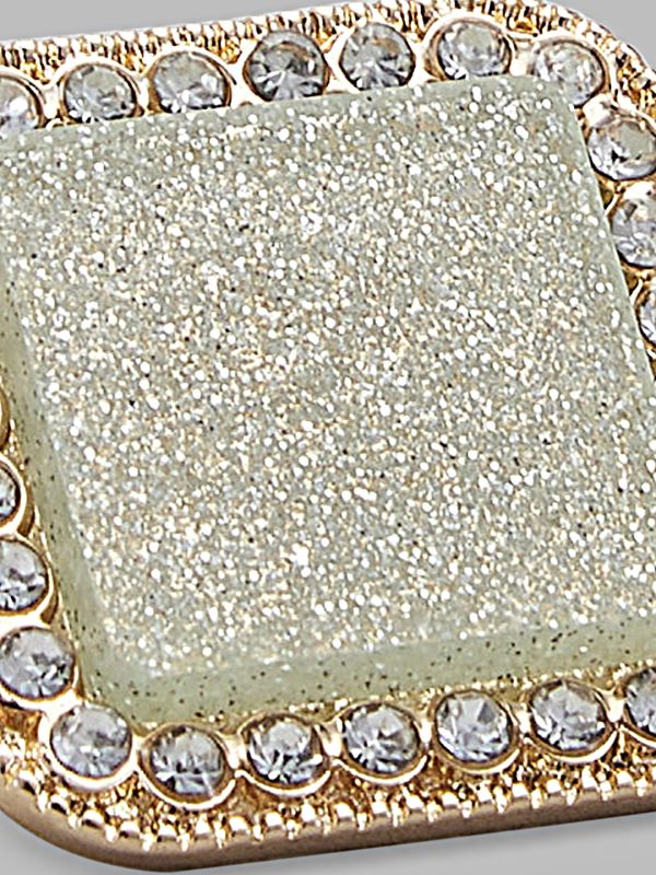 Globus Women Gold-Plated Square Studs
