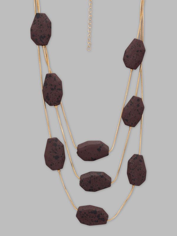 Globus Women Gold-Plated Statement Necklace