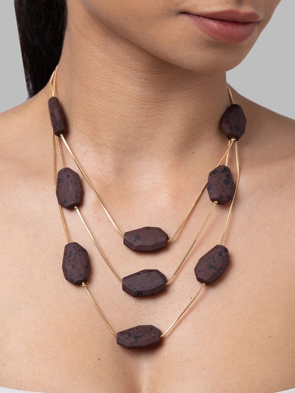Globus Women Gold-Plated Statement Necklace