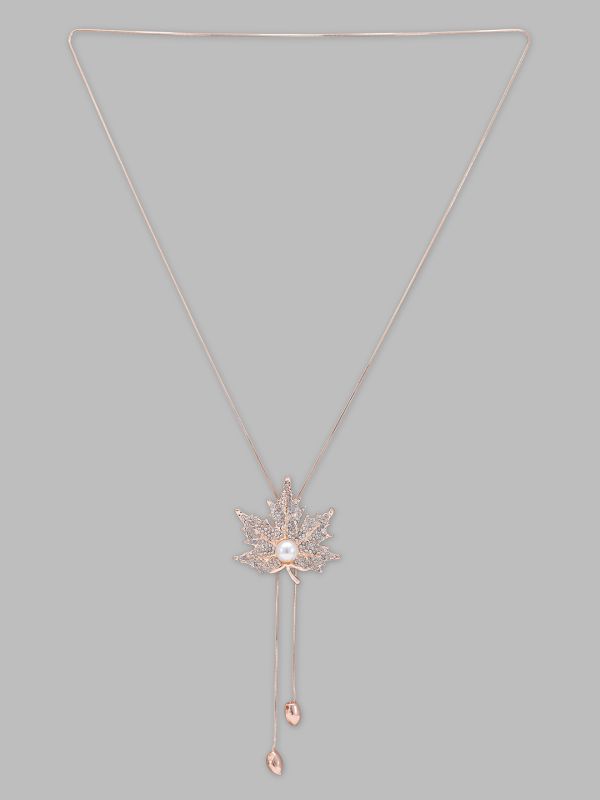 Globus Women Rose Gold-Plated Minimal Necklace