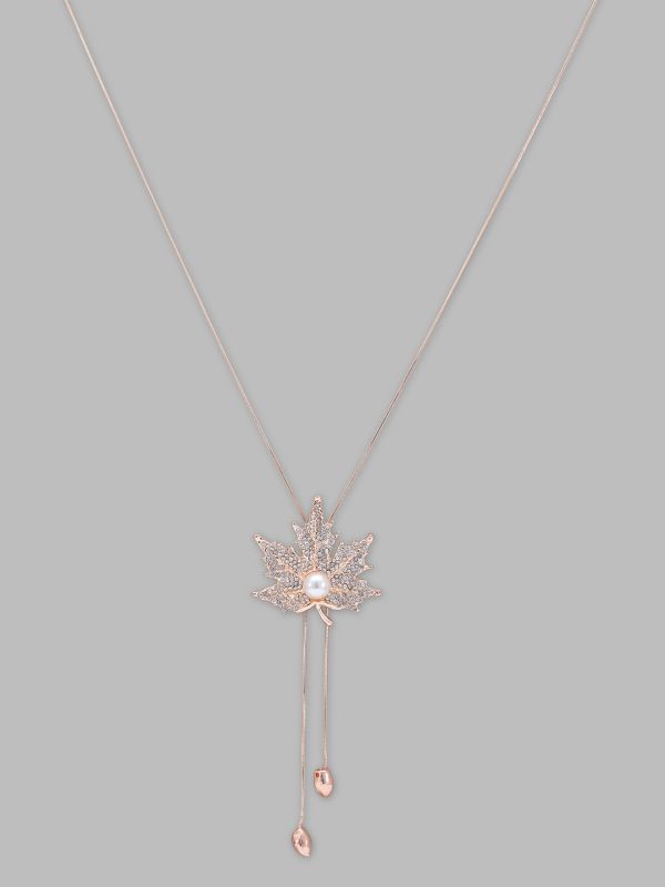 Globus Women Rose Gold-Plated Minimal Necklace