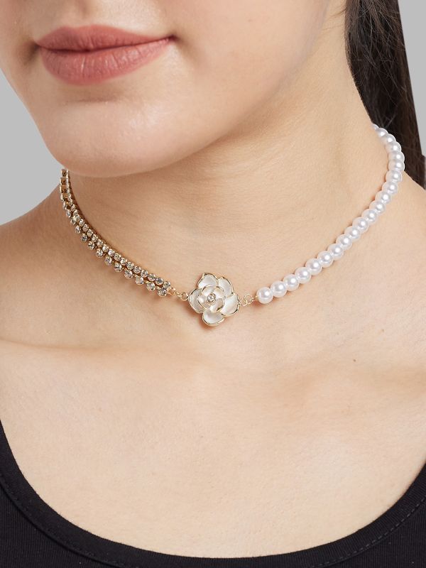 Globus Women Gold-Plated Statement Necklace
