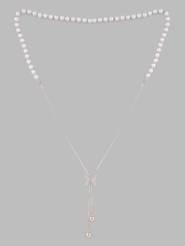 Globus Women Rose Gold-Plated Statement Necklace