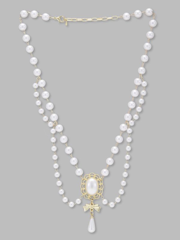 Globus Women Gold-Plated Statement Necklace