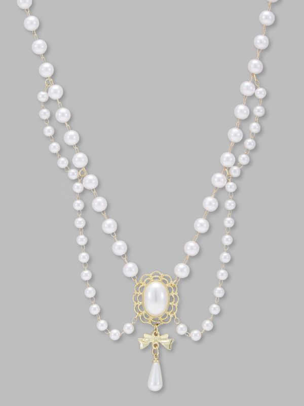 Globus Women Gold-Plated Statement Necklace