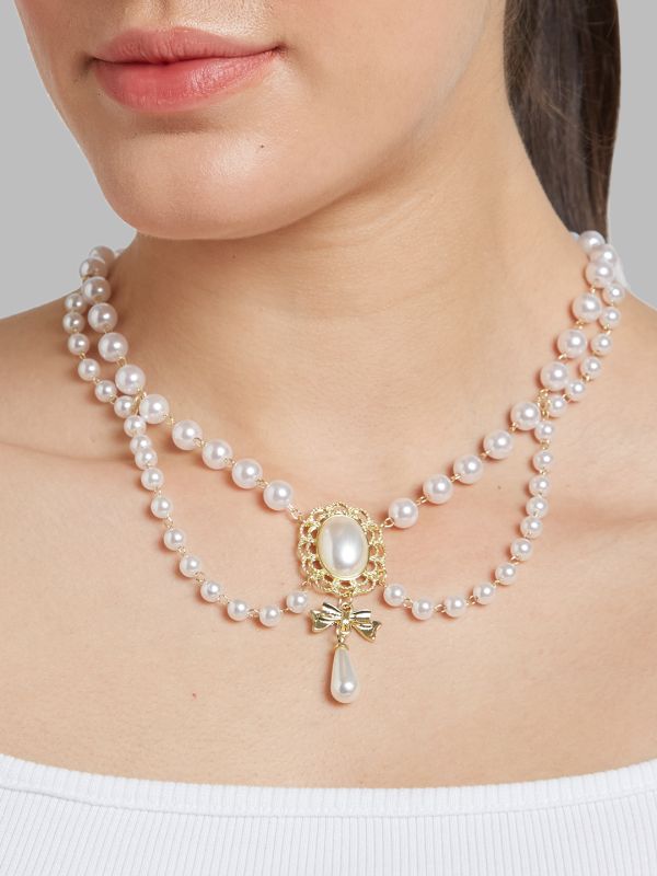 Globus Women Gold-Plated Statement Necklace