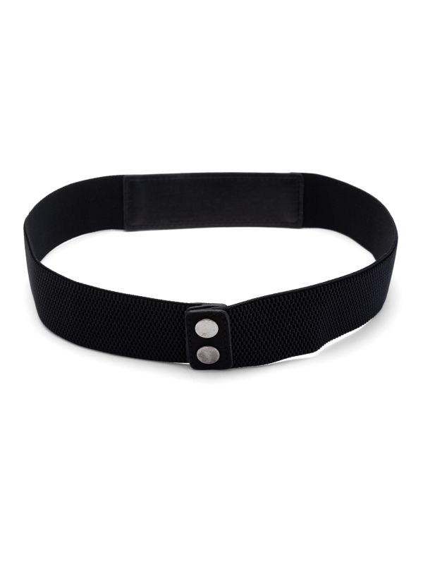 Globus Women Black Solid Wide Fashion Belt