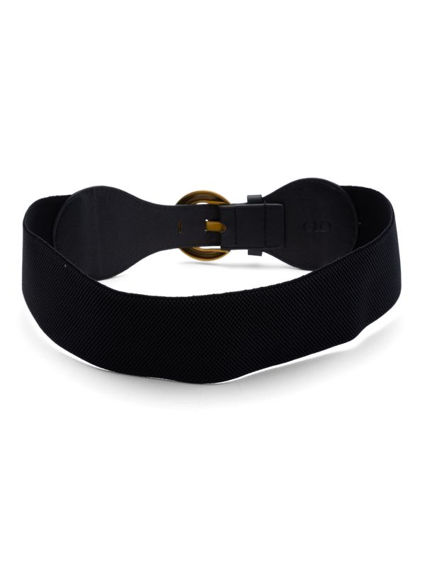 Globus Women Black Solid Wide Fashion Belt