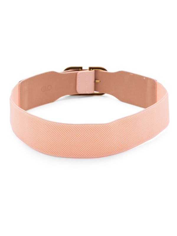 Globus Women Nude Solid Wide Fashion Belt