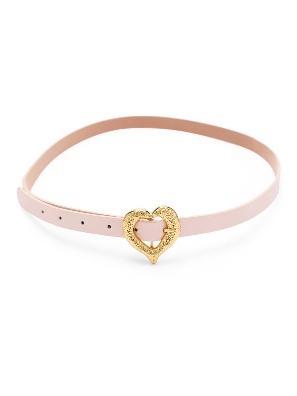 Globus Women Nude Solid Slim Fashion Belt