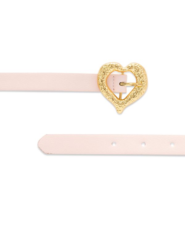Globus Women Nude Solid Slim Fashion Belt