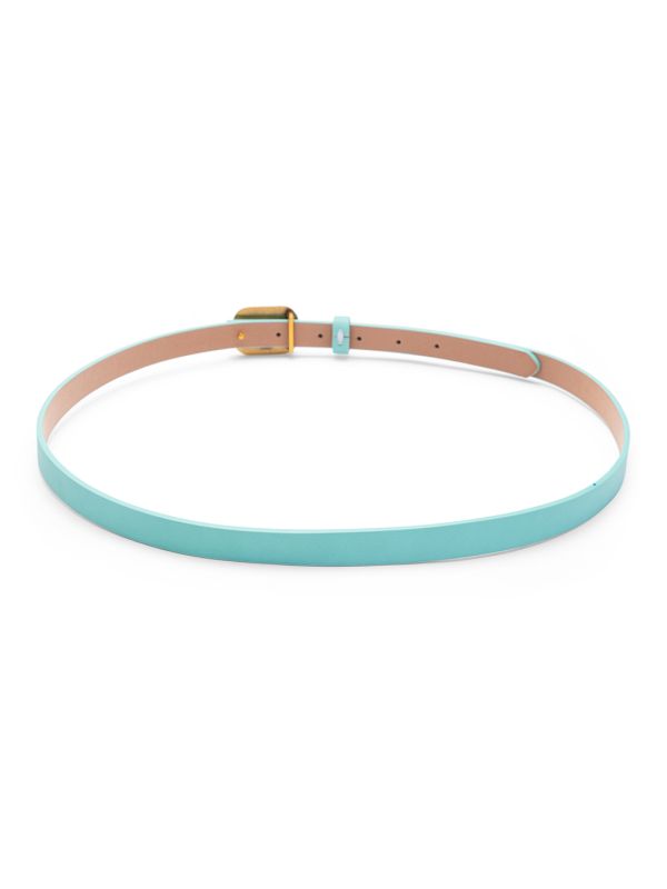 Globus Women Green Solid Slim Fashion Belt