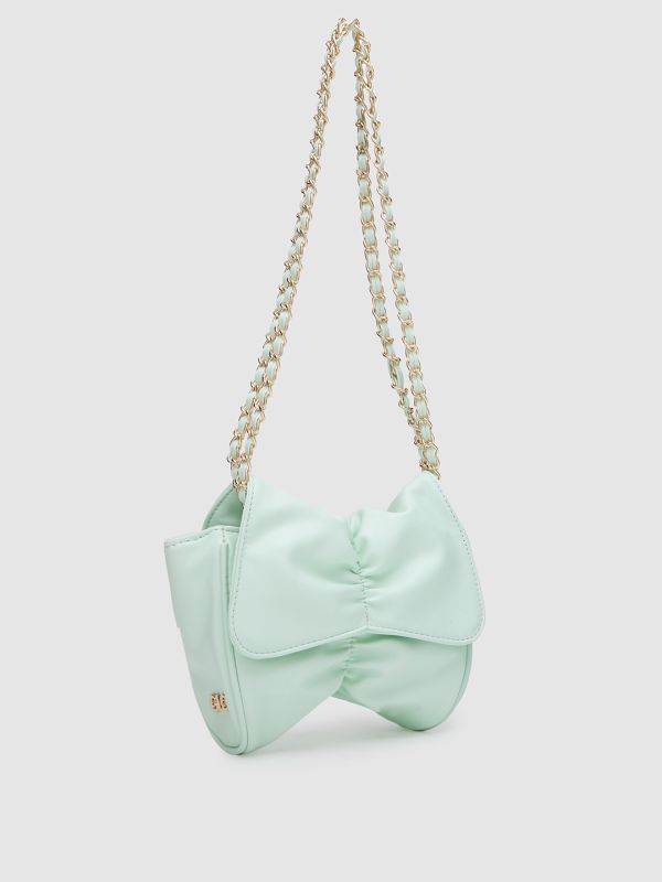Globus Women Solid Vegan Leather Sling Bag