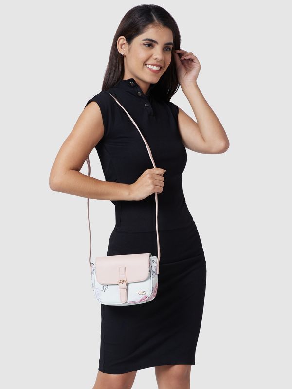 Globus Women Printed Vegan Leather Sling Bag
